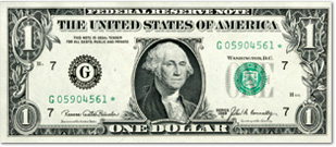 $1 Federal Reserve Note