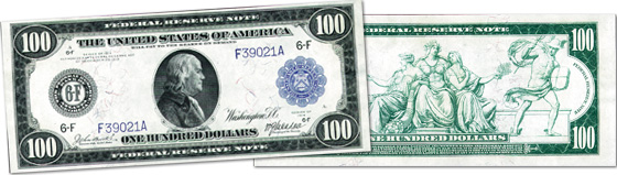 $100 Federal Reserve Note - Series 1914]