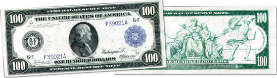 $100 Federal Reserve Note - Series 1914]