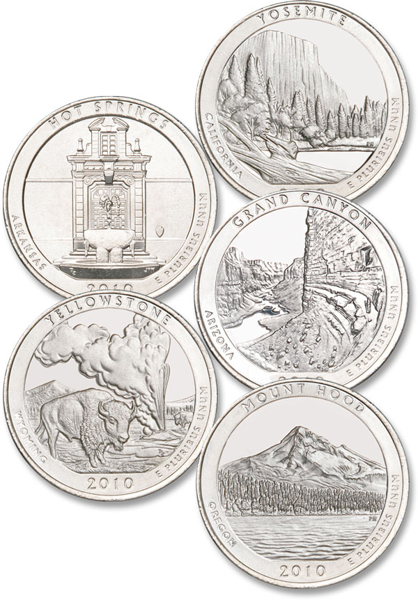 2010 National Park Quarter designs