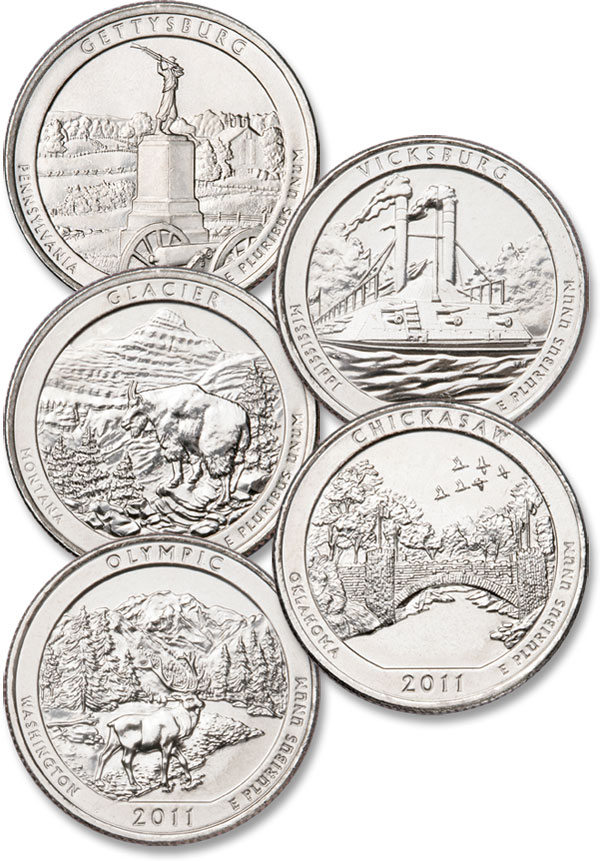 2011 National Park Quarter designs