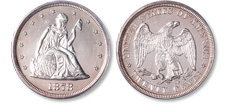 silver twenty-cent piece designs