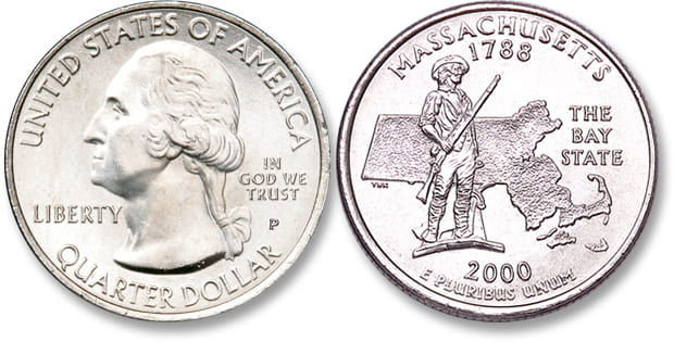 Massachusetts Statehood Quarter