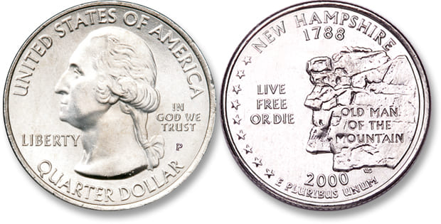 New Hampshire Statehood Quarter