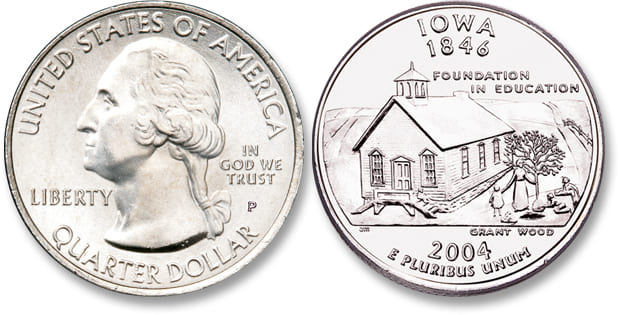 Iowa Statehood Quarter