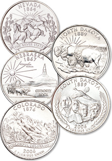 2006 Statehood Quarter designs