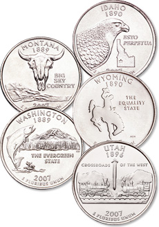 2007 Statehood Quarter designs