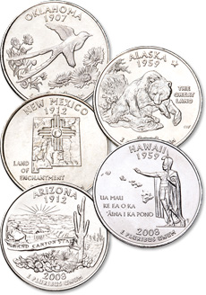 2008 Statehood Quarter designs
