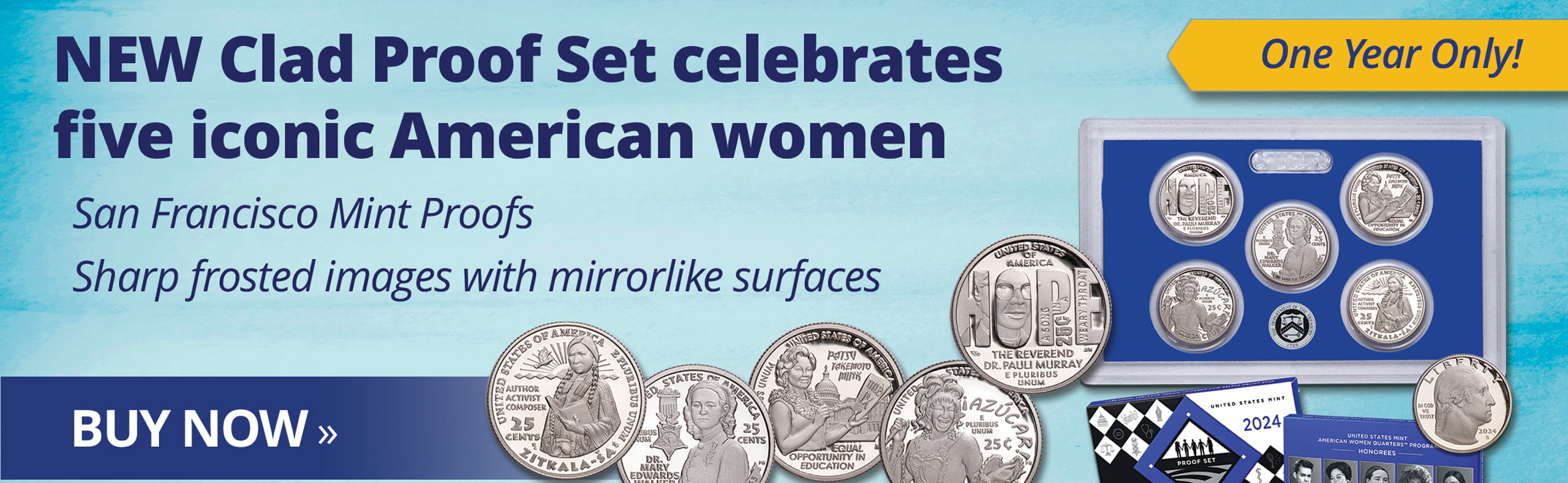 2024-S U.S. Women Quarters Clad Proof Set - Buy Now