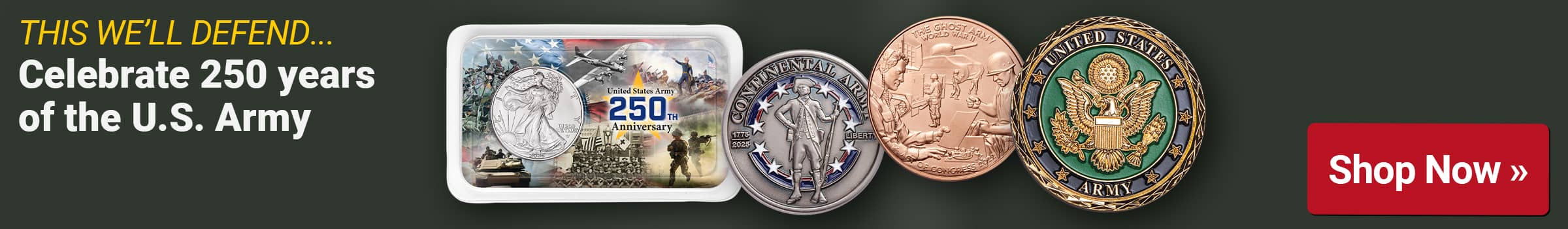 This we'll defend... Celebrate 250 years of the U.S. Army